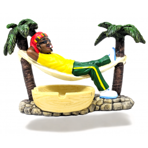 Rasta Resin Medium Ashtray - [ASH25-9]
